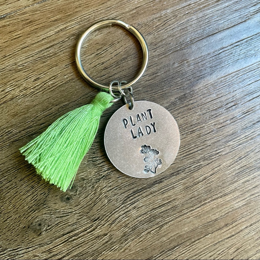 Hand Stamped Keychain - Picture 2 of 4